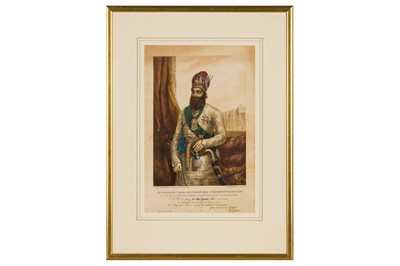 Lot 439 - MAXIM GAUCI (MALTESE, 1774 - 1854) HIS EXCELLENCY MIRZA ABUL HASSAN KHAN AMBASSADOR EXTRAORDINARY