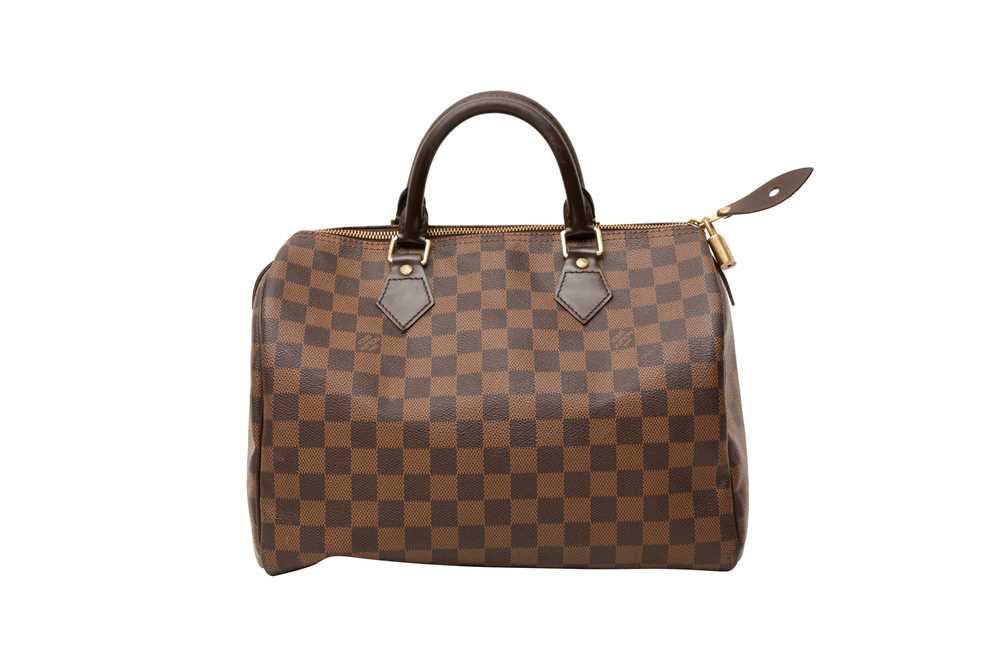 Lot 253 - Louis Vuitton Damier Ebene Speedy 30
