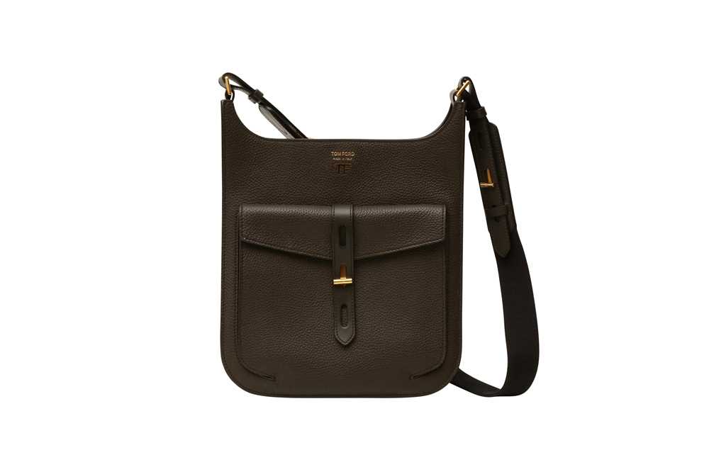 Lot 205 - Tom Ford Derby Green T-Twist Crossbody Bag