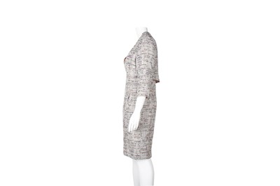 Lot 106 - Chanel Grey Tweed Dress and Bolero Jacket - Size 42