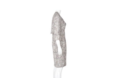 Lot 106 - Chanel Grey Tweed Dress and Bolero Jacket - Size 42