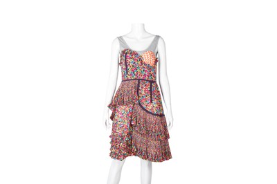 Lot 67 - Luella Floral Print Sleeveless Dress - Size UK 10