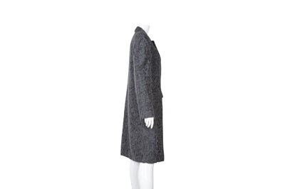Lot 118 - Etro Grey Mohair Lace Coat - Size 44