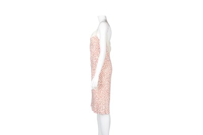 Lot 71 - Chloe Pink Ditsy Floral Silk Slip Dress