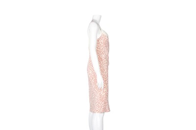Lot 71 - Chloe Pink Ditsy Floral Silk Slip Dress
