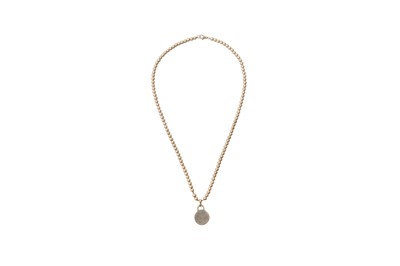 Lot 604 - Tiffany & Co Silver 'Return to Tiffany' Round Tag Bead Necklace