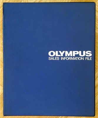 Lot 462 - Approx 40 Olympus OM Camera Brochures & a 1979 Olympus Sales Information File.