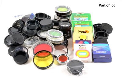 Lot 71 - Large End Lot of Olympus Accessories.