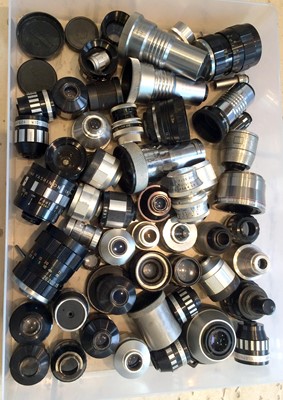 Lot 461 - A Quantity of Small Cine Camera & Projection Lenses.