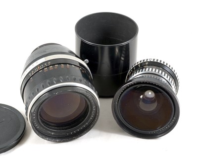 Lot 98 - Two Carl Zeiss Jena Medium Format Lenses.
