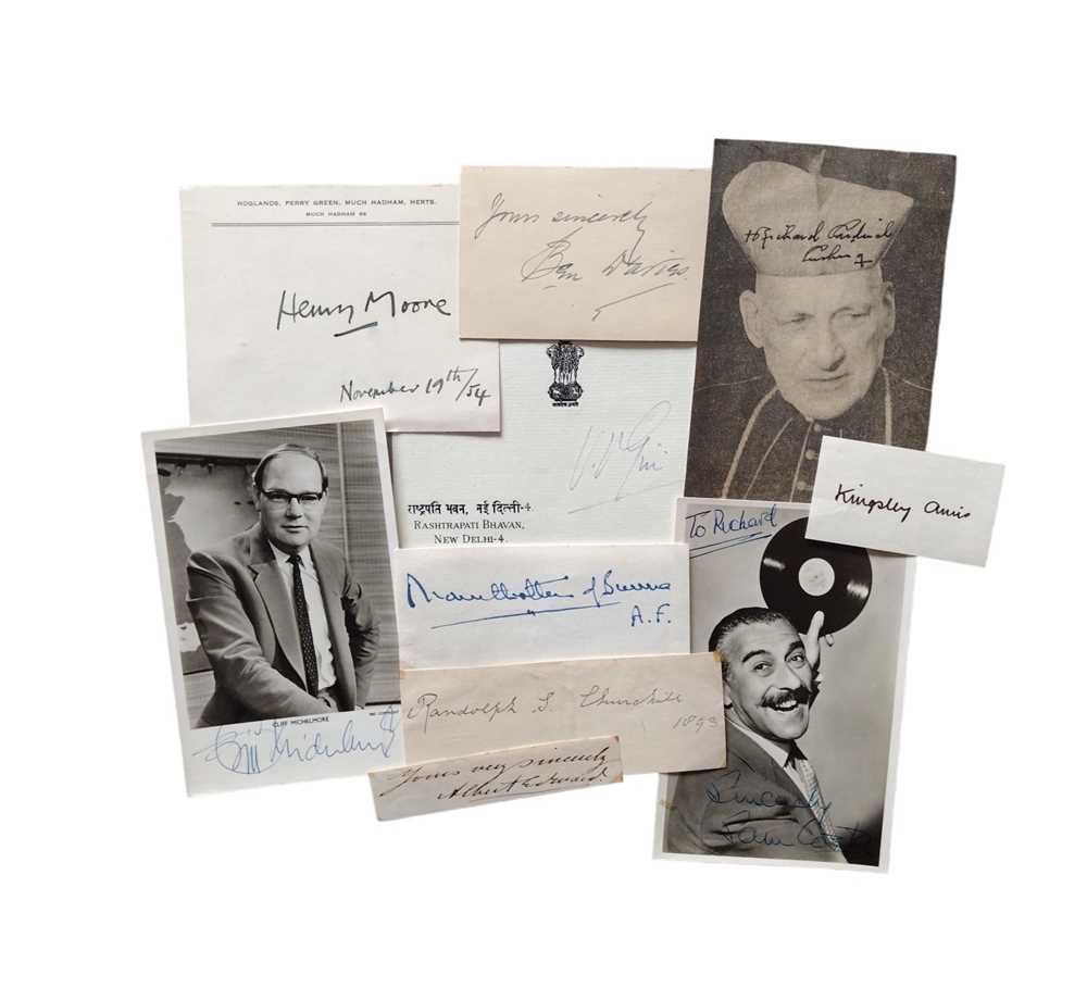 Lot 49 - Autograph Collection.- Miscellaneous