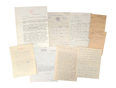 Lot 35 - Autograph Collection.- Letters to Fred Bason