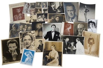Lot 37 - Photograph Collection.- Actors & Dancers