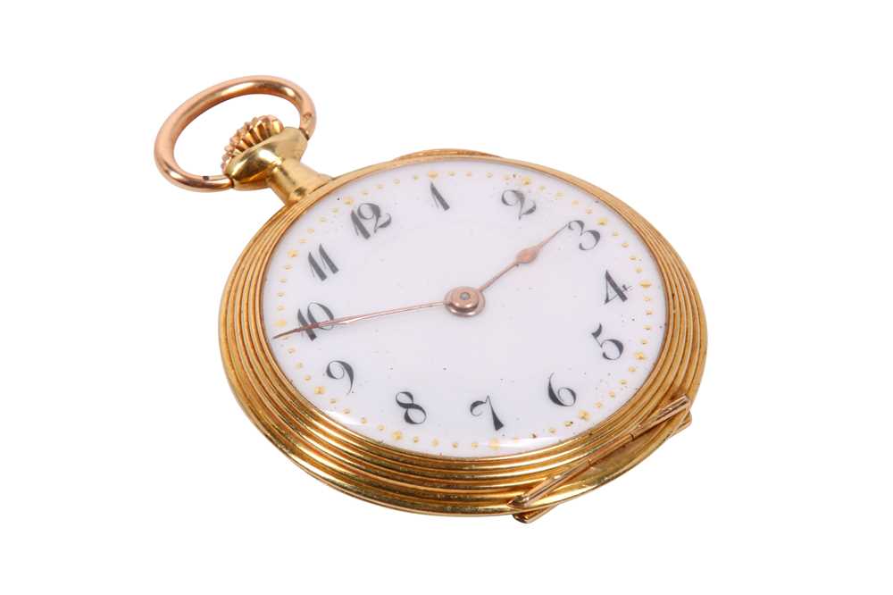 Lot 80 - OPEN-FACE POCKET WATCH.