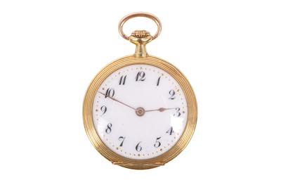 Lot 80 - OPEN-FACE POCKET WATCH.