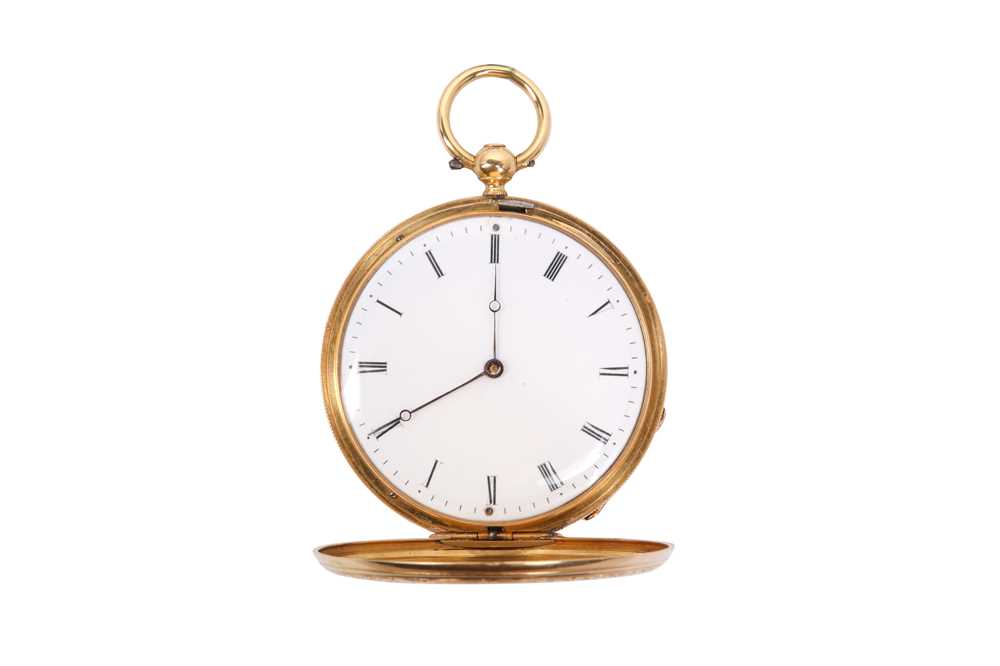 Lot 78 - FULL-HUNTER POCKET WATCH.