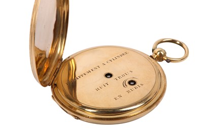 Lot 78 - FULL-HUNTER POCKET WATCH.