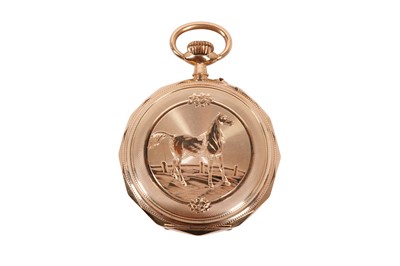 Lot 81 - OPEN-FACE POCKET WATCH.