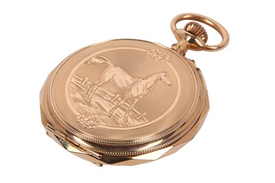 Lot 81 - OPEN-FACE POCKET WATCH.