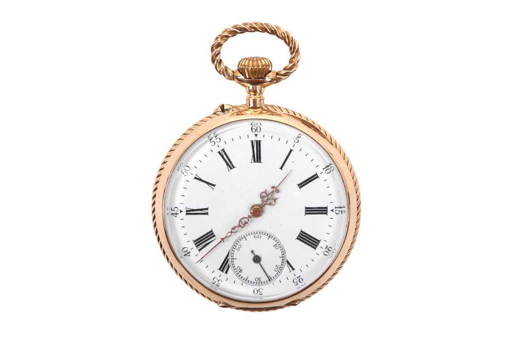 Lot 361 - OPEN-FACE POCKET WATCH.