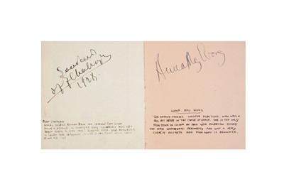Lot 28 - Autograph Albums.- Actors, Musicians & Authors