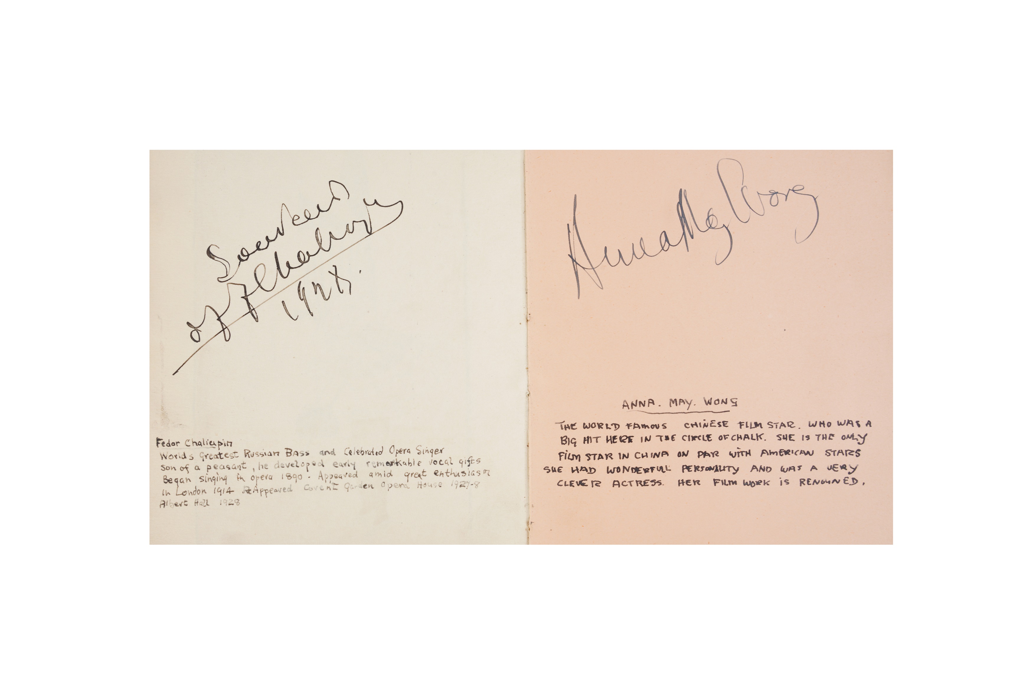 Author Autographs Lot 28 - Autograph Albums.- Actors, Musicians