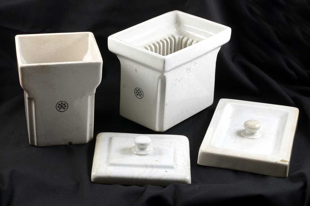 Lot 486 - Two Early Ceramic & Dallon Film Developing Tanks.