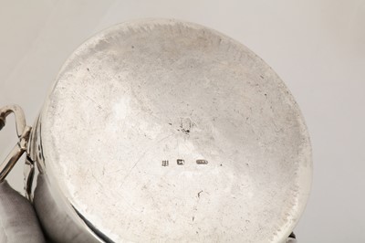 Lot 83 - An early 19th century Indian colonial silver curry pan with egg coddler, Calcutta circa 1830 by Twentyman and Co (active 1818-20, then 1824-53)