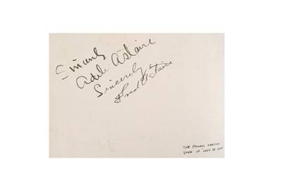 Lot 18 - Autograph Album.- Actors & Comedians
