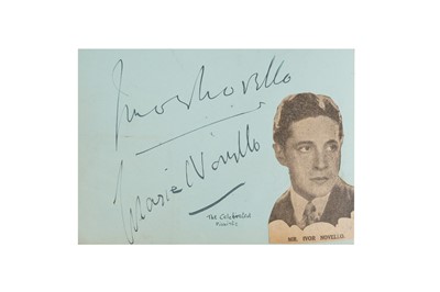 Lot 18 - Autograph Album.- Actors & Comedians