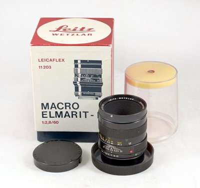 Lot 366 - Leitz 60mm f2.8 Macro Elmarit-R Lens for Leicaflex.