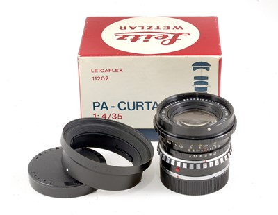 Lot 364 - Leitz PA Curtagon-R Perspective Control Lens for Leicaflex.