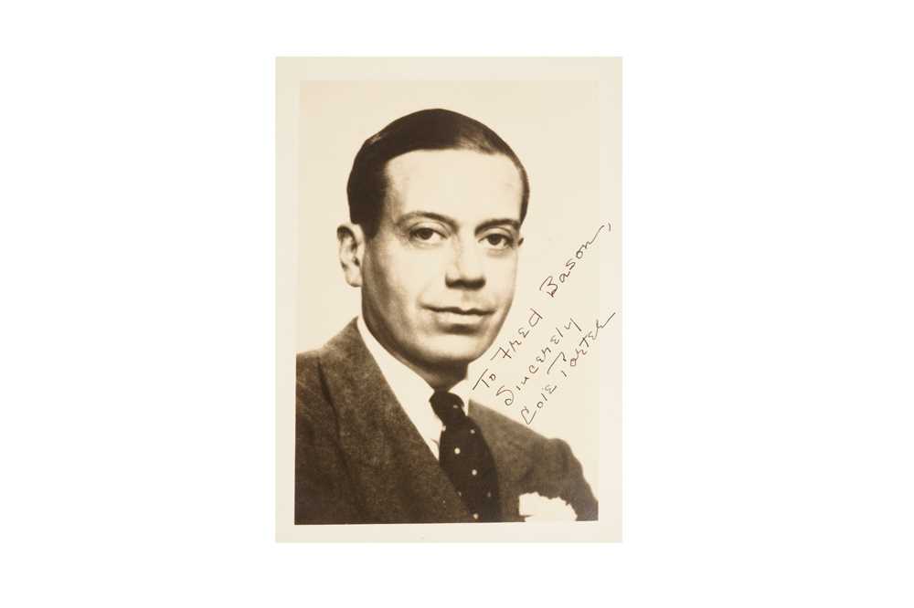 Lot 32 - Autograph Albums.- Incl. Cole Porter