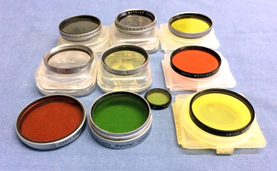 Lot 445 - Leitz & Other Screw-in Filters, inc Polarisers.