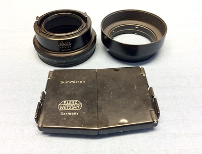 Lot 450 - Leitz Collapsible Summicron & Other Lens Hoods.