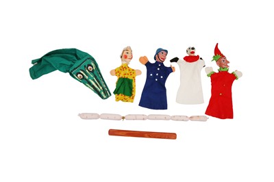 Lot 258 - A GROUP OF PUNCH AND JUDY PUPPETS