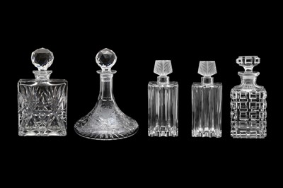 Lot 188 - A PAIR OF LALIQUE DECANTERS