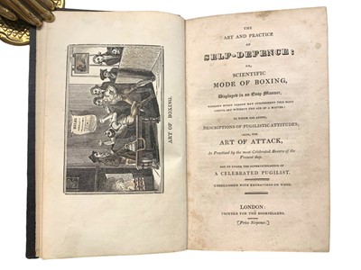Lot 222 - A Celebrated Pugilist [T. Hughes?], The Art and practice of self-defence; or, Scientific mode of boxing