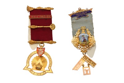 Lot 29 - A GROUP OF MASONIC MEDALS AND OTHER MASONIC JEWELS