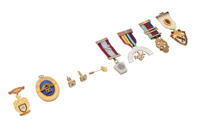 Lot 29 - A GROUP OF MASONIC MEDALS AND OTHER MASONIC JEWELS