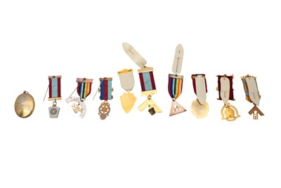 Lot 29 - A GROUP OF MASONIC MEDALS AND OTHER MASONIC JEWELS