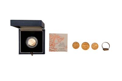 Lot 93 - A GROUP OF GOLD SOVEREIGNS