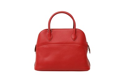 Lot 46 - Hermes Rouge Grenat Clemence Bolide 31