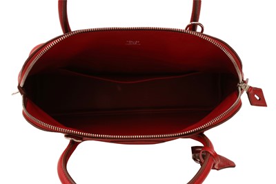 Lot 46 - Hermes Rouge Grenat Clemence Bolide 31