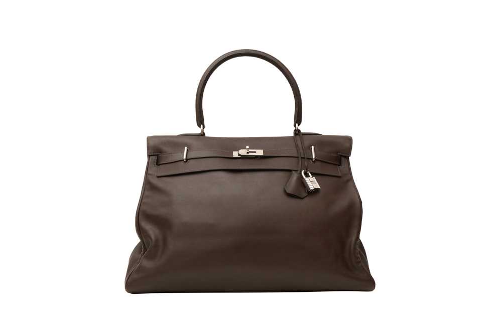 Lot 266 - Hermes Ebene Sikkim Kelly Relax 50