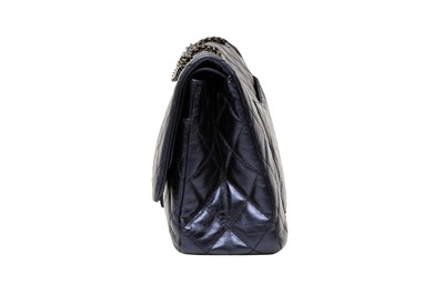 Lot 165 - Chanel Metallic Blue Reissue 2.55 Double Flap Bag