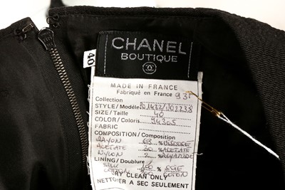 Lot 569 - Chanel Black Longline Corset Top - Size 40