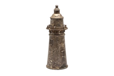 Lot 103 - A SILVER-PLATED COCKTAIL SHAKER
