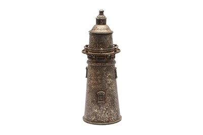 Lot 103 - A SILVER-PLATED COCKTAIL SHAKER