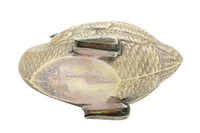 Lot 48 - An early 20th century silver plated (EPNS) novelty egg cruet